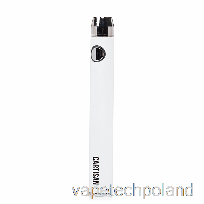 Vape Pod Cartian Przycisk VV 900 Dual Charge 510 Bateria [Micro] Biały